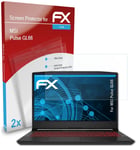 atFoliX 2x Screen Protection Film for MSI Pulse GL66 Screen Protector clear