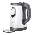 LAICA Dual Flo Electric Kettle - One-Cup Fast Boil Hot Water Dispenser - 1.5L