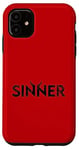 Coque pour iPhone 11 Sinner For Sins - Oreille du Diable