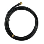 Antennkabel WiFi RP-SMA-hane till SMA-hona dubbel Low-Loss 2x5 m TWIN-kabel (L-LMR195)