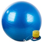 Gymboll med pump Ø 65 cm - Blå