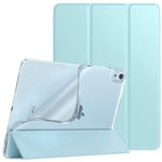 TiMOVO Case for New iPad Air 5th/4th Generation, iPad Air 5/4 Case 10.9-inch, Slim TPU Translucent Frosted Back Protective Cover Shell with Auto Wake/Sleep - Sky Blue