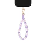 iDeal of Sweden Cord Wristlet Armband - Lila Blommor