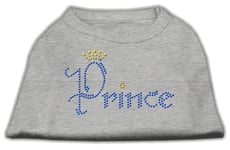 Mirage Prince T-Shirt pour Chien avec Strass Gris Taille M