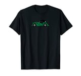 Morgan Green 4+4 4/4 English Sportscar Antique Car Roadster T-Shirt