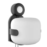 Ishine Wall Socket Bracket Router Mounting Holder for Google Nest WiFi 2nd，Hidden Cable Design(Black/White)