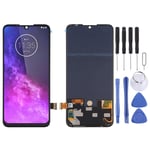 Replacemen teasy to install Replace LCD Screen and Digitizer Full Assembly for Motorola One Zoom (Black) (Color : Black)