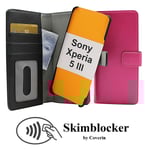 Skimblocker Magnet Fodral Sony Xperia 5 III (XQ-BQ52) Svart