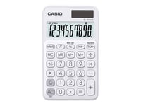 Casio SL-310UC - Calculatrice de poche - 10 chiffres - panneau solaire, pile - blanc