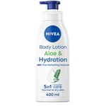 Nivea Aloe & Hydration Pump Body Lotion - 400 ml