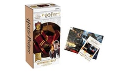 Harry Potter- Foulard Gryffondor Kit à tricot + Puzzle Poudlard Express (50 pièces)