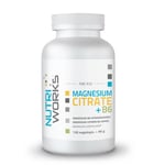 Nutri Works Magnesium Citrate + B6 120 kaps. ravintolisä