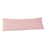 Homely Ideas 4 FT./ 48" Bolster Cover 100% Poly Cotton Pregnancy, Maternity & Orthopedic Pillowcase Back Pain Support Hotel Quality Fabric Comfort & Luxury. (Pink, 4 Foot 48")