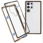 Samsung Galaxy S22 Ultra 5G skal i härdat glas - Guld