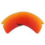 Hawkry  Polarized Replacement Lenses for-Oakley Flak 2.0 XL Sunglass Orange Red