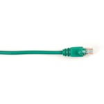 Black box BLACK BOX CONNECT CAT5E 100-MHZ STRANDED ETHERNET PATCH CABLE - UNSHIELDED (UTP), CM PVC, MOLDED SNAGLESS BOOT, GREEN, 7-FT. (2.1-M) (CAT5EPC-007-GN)