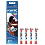 Oral-B  STAGES POWER STAR WARS Replacement Electric Toothbrush Heads - 4 Pack