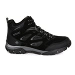 Regatta Men's Breathable Holcombe Waterproof Mid Walking Boots Black Granite, Size: UK7