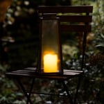 Northlight solcellslykta LED-ljus, svart, 35 cm