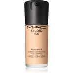 MAC Cosmetics Studio Fix Fluid SPF 15 24HR Matte Foundation + Oil Control Matterende foundation SPF 15 Skygge NC16 30 ml