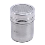 LJJYD Stainless Steel Chocolate Coffee Powder Shaker Duster with Lid, Powder Sugar Sifter Shaker for Coffee