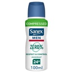 Déodorant Spray Zéro% Normal Homme Sanex - Le Spray De 100 Ml