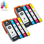 8 Ink Cartridges For Epson Xp710 Xp820 Xp510 Xp520 Xp610 Xp625 Printer
