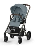 Cybex Balios S Lux sittvagn 2024, stormy blue/taupe chassi