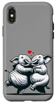 iPhone X/XS Ballroom Dancing White Elephant Couple in Love Case