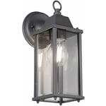 Etc-shop - Applique d'extérieur à filament éclairage de façade lampe de terrasse lanterne de jardin anthracite dans un ensemble comprenant des