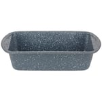 Russell Hobbs RH00996EU Nightfall Stone Loaf Pan - Non-Stick 28cm Bread Pan, Carbon Steel, PFOA Free, Rectangle Cake Tin, Malt Loaf, Lightweight, Easy Clean, 5 Year Guarantee, Use Little To No Oil
