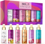 So…? Unique Grande Womens Mini Mist Gift Set Body Mist Fragrance Spray 6x50ml