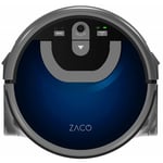 Robot Aspirateur Laveur 4 en 1 réservoir 0.9L Noir - Noir - Zaco