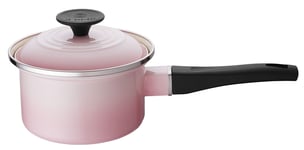 Le Creuset Enamel Pot EOS Saucepan 14cm 1.45L Shell Pink Gas IH Compatible NEW