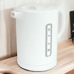 White Cordless Kettle Electric 2200W 1.7 Litre Jug Rapid Boil Strix Controller