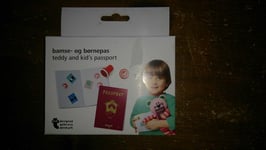 Toy Passport Book For Child & Teddy Kids First Trip Abroad New Stocking Filler