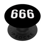 Nombre d'ange 666 Numérologie Nombre spirituel mystique PopSockets PopGrip Interchangeable