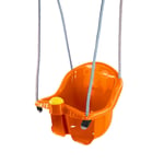 Orange Swing Seat for Baby ChildrenToddler Outdoor Garden Rope Safety Safe Swing