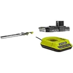 Ryobi RY18HT55A-0 18V ONE+ Cordless 55cm Hedge Trimmer with RB18L20 18V ONE+ Lithium+ 2.0Ah Battery