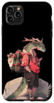 Coque pour iPhone 11 Pro Max Dragon Hiker Funny Fantasy Nature Randonnée Graphique
