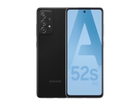 Samsung Galaxy A52s 5G - 5G smarttelefon - dobbelt-SIM - RAM 6 GB / Internal Memory 128 GB - microSD slot - OLED-display - 6.5 - 2400 x 1080 piksler - 4x bakkameraer 64 MP, 12 MP, 5 MP, 5 MP - front camera 32 MP - kul svart