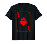 King of Hearts King And Queen Easy Couple Halloween Costume T-Shirt