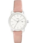 Fossil Klockarmband ES4400 Läder Rosa 16mm