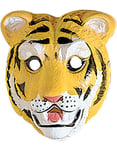 Tiger - Maske av Formet Plast til Barn