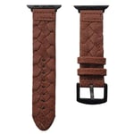 Apple Watch Series 5 40mm durable genuine leather watch band - Coffee