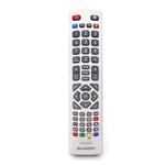 Genuine SHW/RMC/0003 Remote Control for Sharp Aquos Net+ Full HD Smart LED Freeview TV LC-43CFE6241K LC-49CFE6241K LC-55CFE6241K LC-32CFF6001K LC-40CFF6001K LC-43CFF6001K