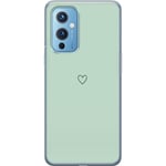 OnePlus 9 Genomskinligt Skal Enkelt Hjärtat
