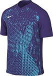 Nike Short-Sleeve Soccer Jersey M NK DF Prcsn VI JSY SS, Court Purple/Chlorine Blue/White, DR0944-547, 2XL