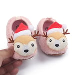Winter Baby Christmas Cute Deer Non-slip Toddler Shoes P 7-12months
