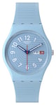 Swatch SO28S704 TRENDY LINES IN THE SKY (34mm) Blue Dial / Watch